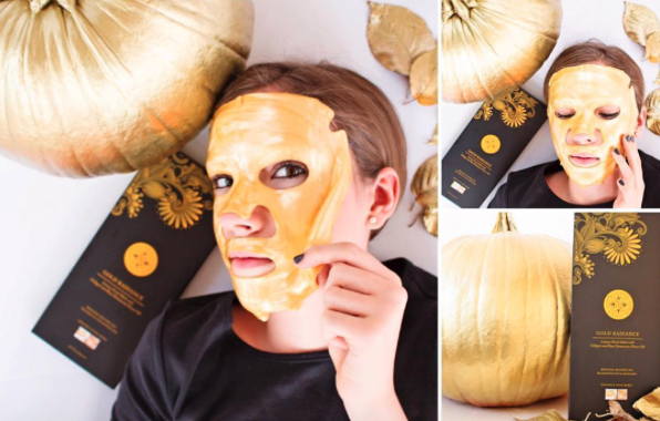 Gold Radiance Luxury Facial Mask with Collagen and Rose Oil - Shop Passport To Beauty