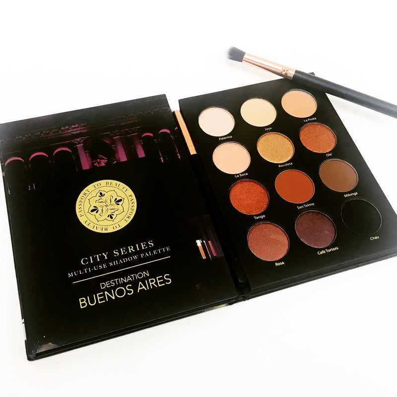 City Series Eyeshadow Palette - Buenos Aires - Shop Passport To Beauty
